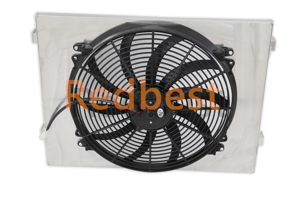 Aluminum Shroud Fan For 1955 1956 1957 Chevy Block V8 Bel Air  150/210 4.3/4.6L