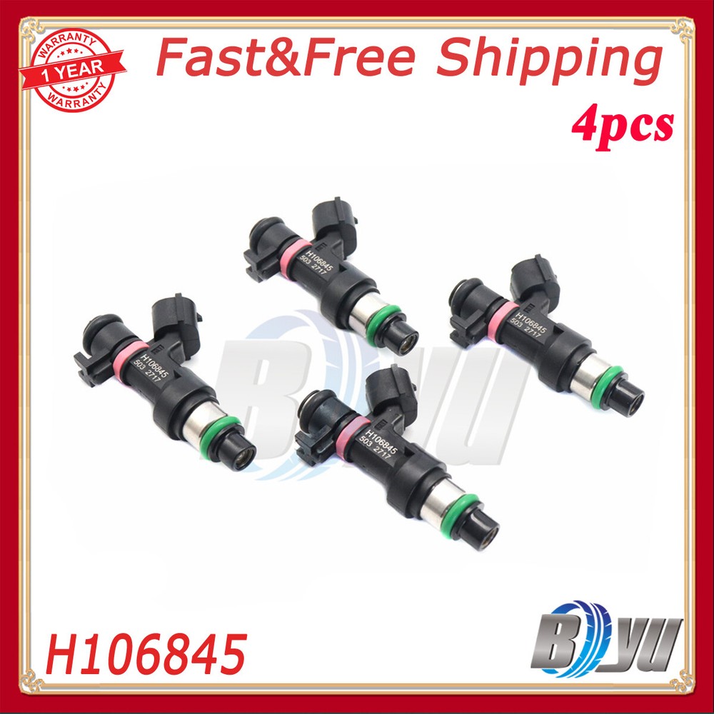 4pcs NEW Fuel Injection Nozzle H106845 For RENAULT Fluence 2.0 16V