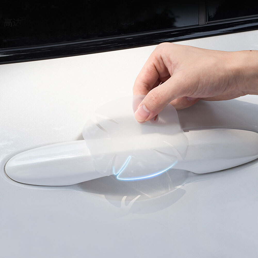 4 Pack Clear Car Door Handle Scratch Protector Films Accessories
