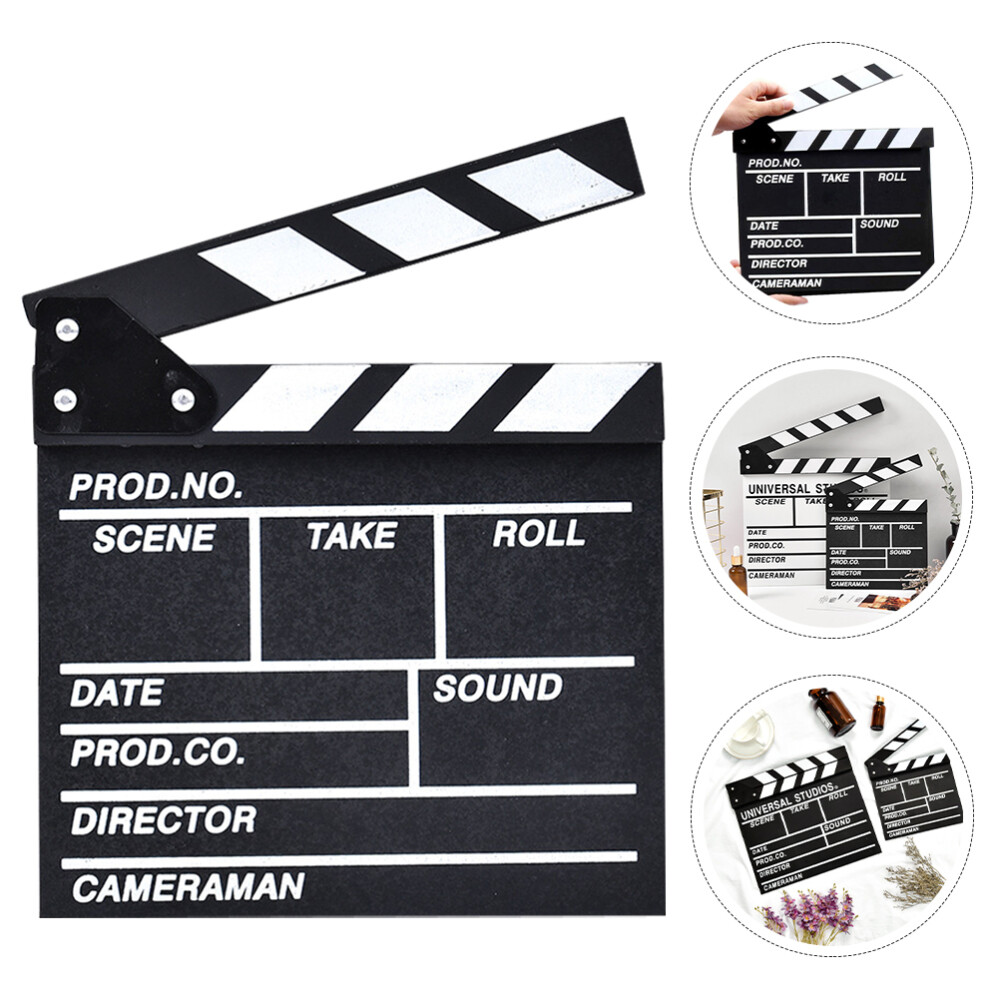 LED Projector Board White Text Clapper Complete Contents