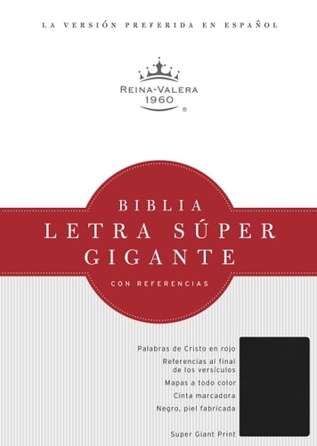 RVR 1960 Biblia Letra Súper Gigante, negro imitación piel (Spanish Edition) by ,