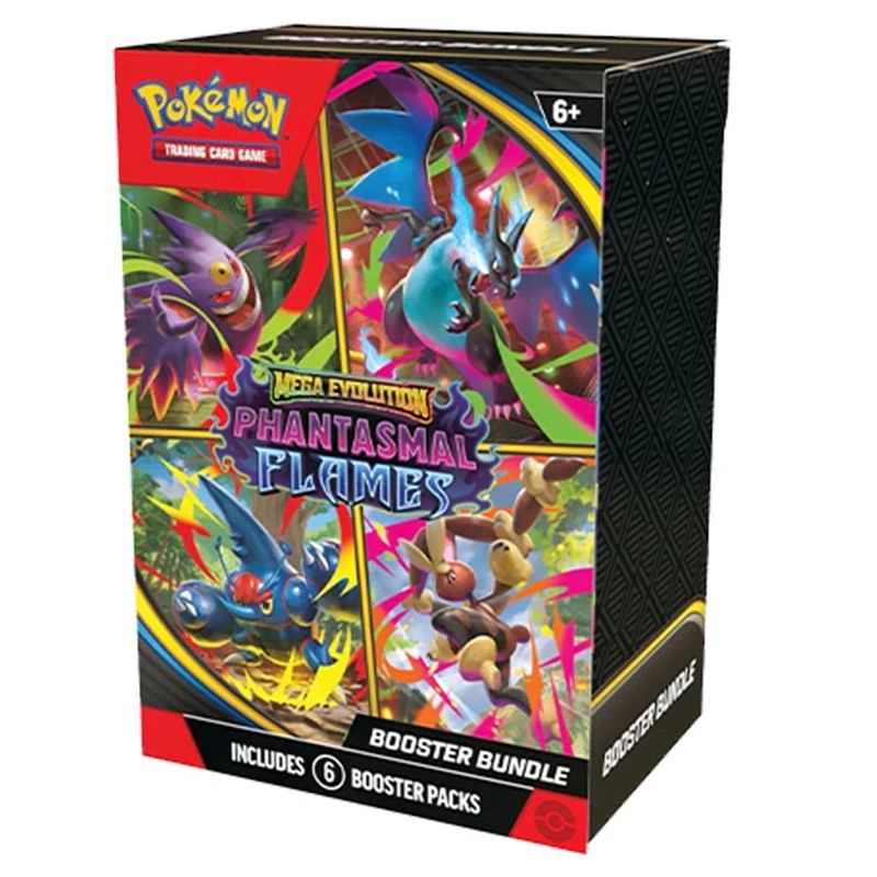 Pokemon Card sv8.5 TCG Mega Evolution Phantasmal Flames Booster Bundle Sealed