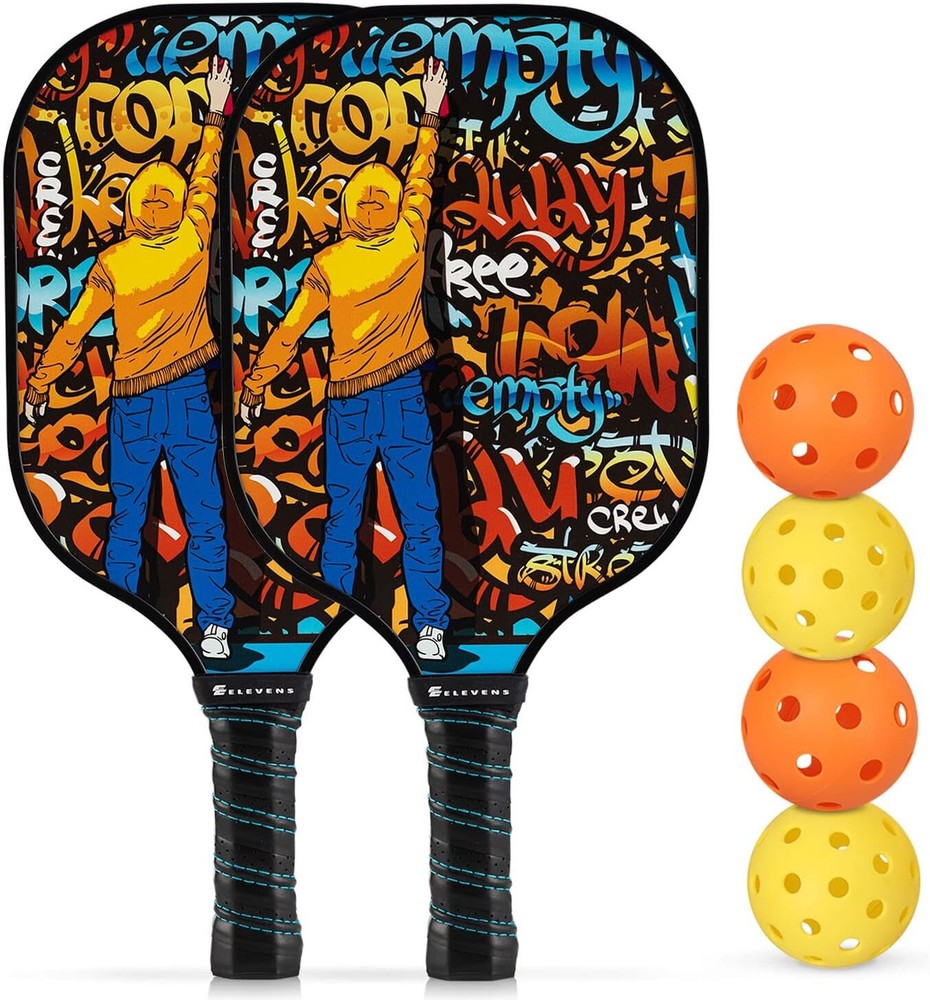Premium USAPA-Approved Fiberglass Pickleball Paddles Set of 2/4