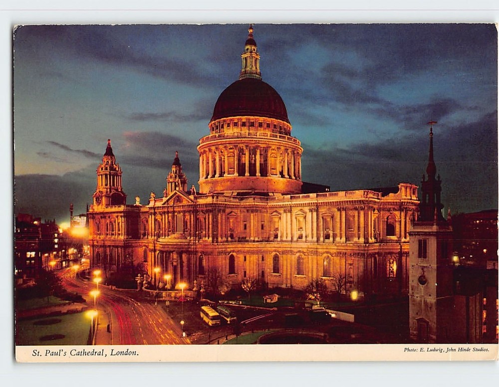 Postcard St. Paul's Cathedral London England
