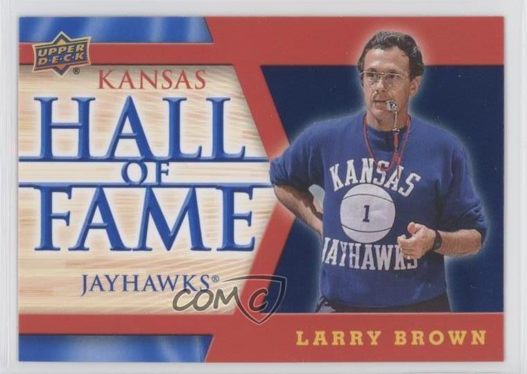 2013 UD Kansas Jayhawks HOF Larry Brown #HOF-6 Basketball Card
