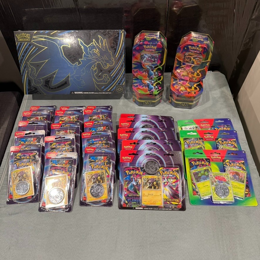 Pokemon TCG PHANTASMAL FLAMES - Mega Charizard UPC / Blisters / Tins SEALED