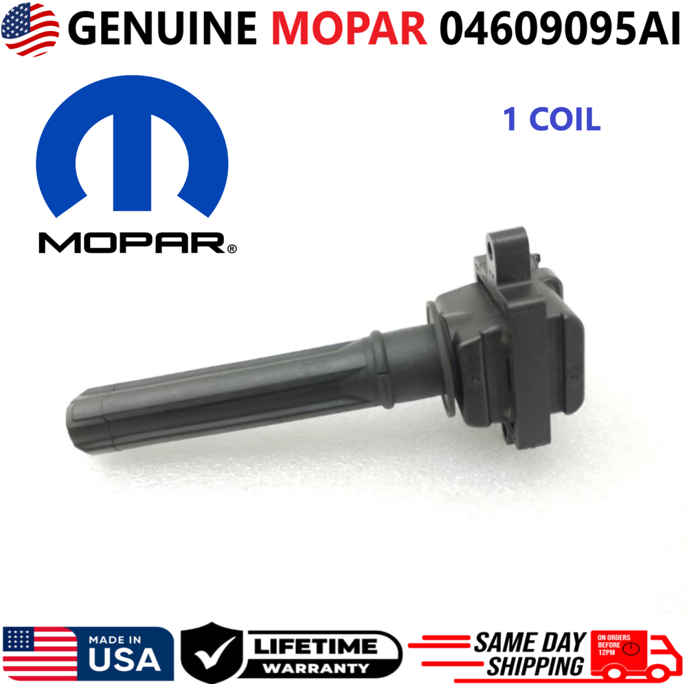 GENUINE MOPAR x1 Ignition Coil For 1998-2005 Dodge Chrysler 2.7L V6, 04609095AI