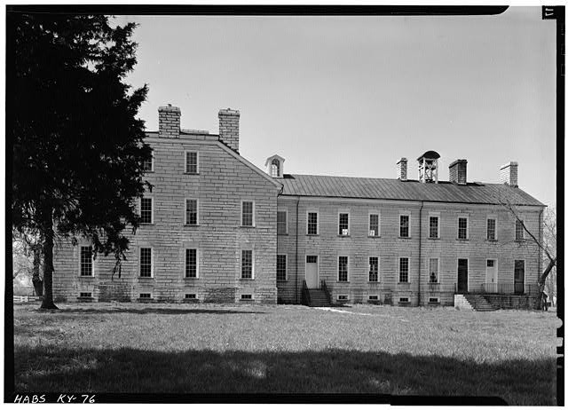 Shakertown KY 1963 Shaker Centre Family Dwelling House HABS Elevation