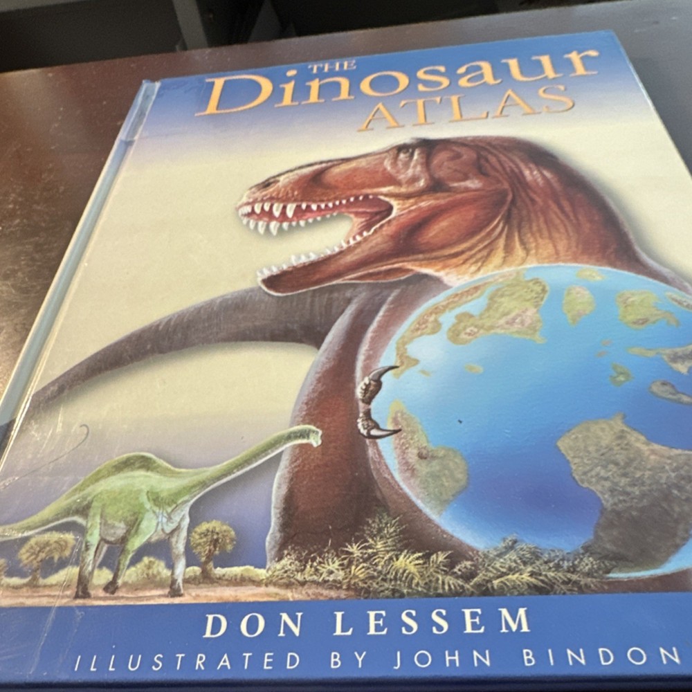 The Dinosaur Atlas Don Lessem Hardcover 2003 Firefly Illustrated John Bindon