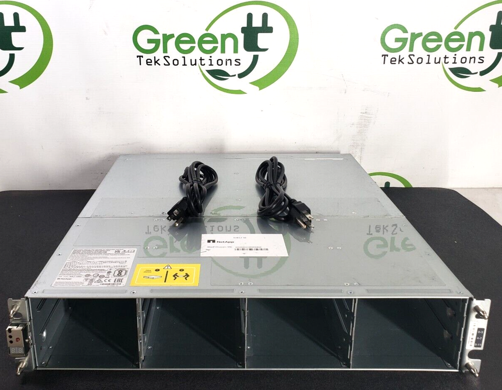 NetApp NAJ-1502 12-Bay Storage Shelf w 2x PSU NO HDD NO Controllers