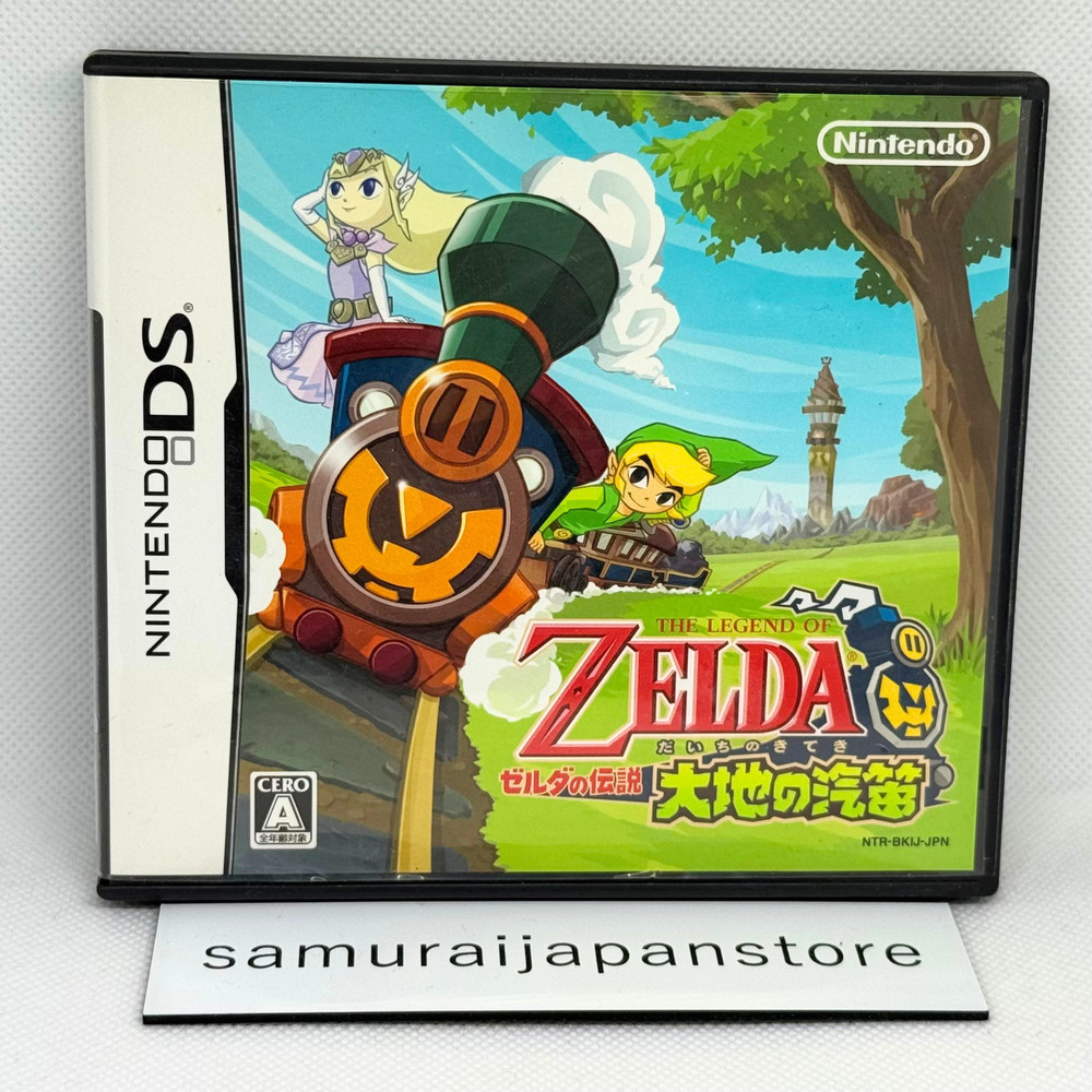 The Legend of Zelda Spirit Tracks DS NDS Nintendo Used Tested JP ver with Case