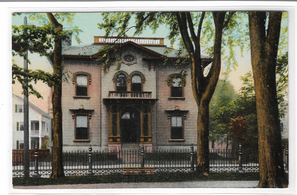 VTG Postcard Salem, Massachusetts Now & Then Club House