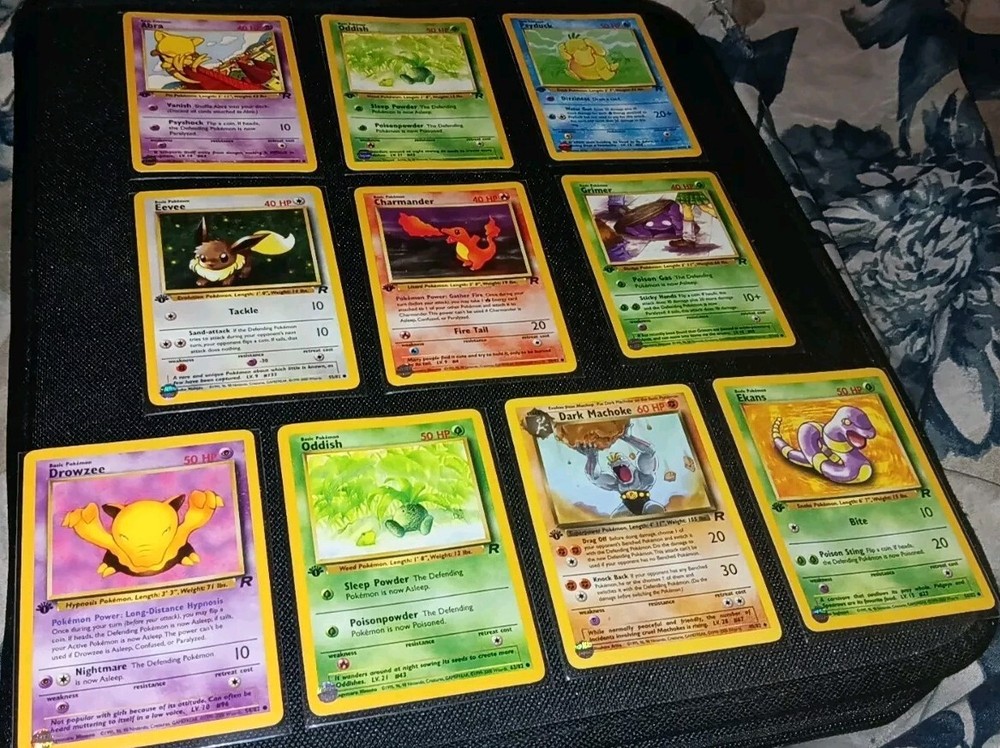 Pokemon TCG:  1st Edition Job Lot of 10 cards - Great Condition!!!