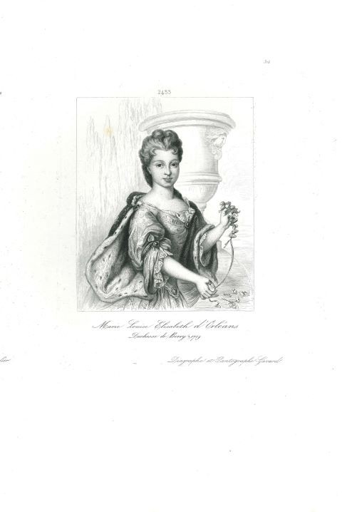 Portrait of Marie Louise Elisabeth d'Orleans
