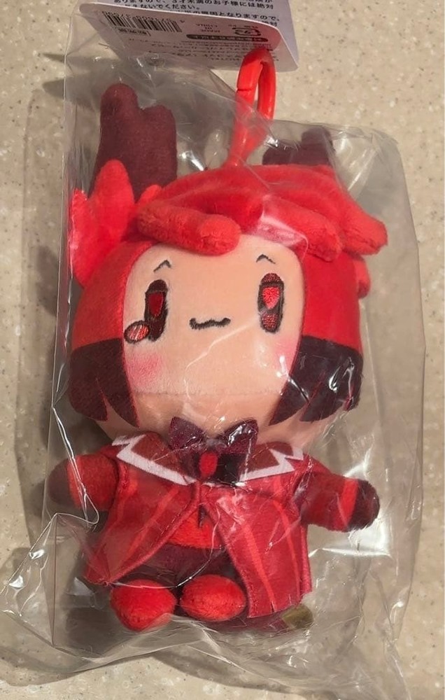 Hazbin Hotel Sitting Plush Stuffed Toy Doll Mascot  Alastor