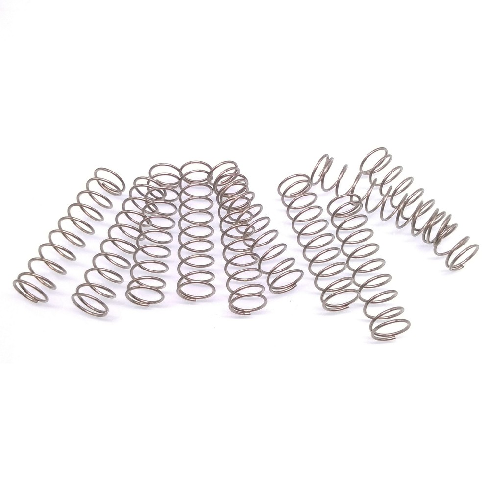 10pcs 0.8x9x35mm Stainless Steel Compression Springs for Pressure Applications