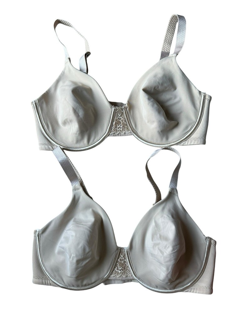 Vanity Fair Women 36D Full Figure Smoothing Underwire Bra 2-Pack