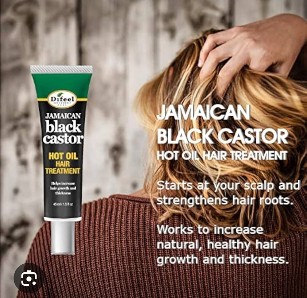 Difeel Jamaican Black Castor Oil Hot Hair Treatment 1.5 fl Oz New