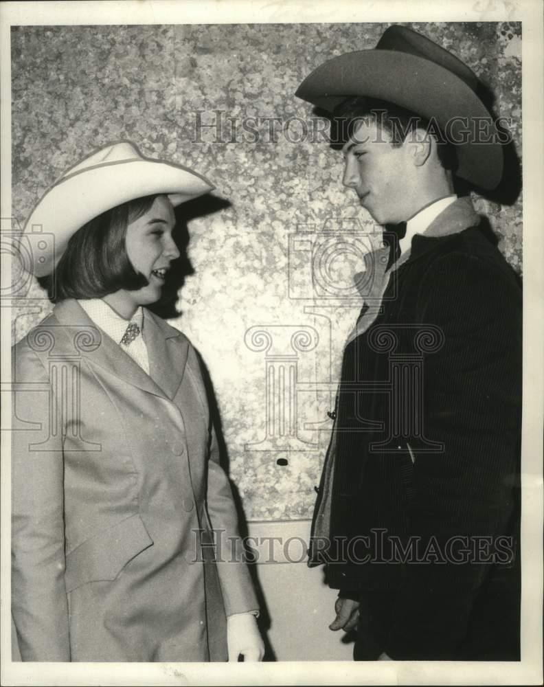 1969 Press Photo King & Queen of New Orleans District Junior Livestock Show