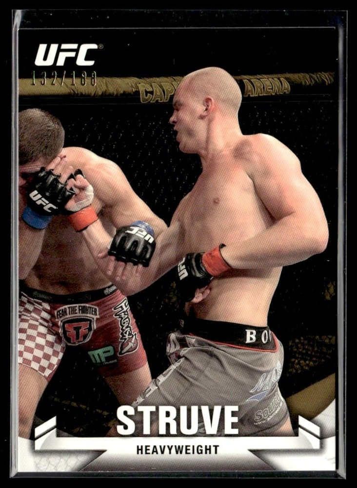 2013 Topps UFC Knockout Stefan Struve Gold #/188 HSC