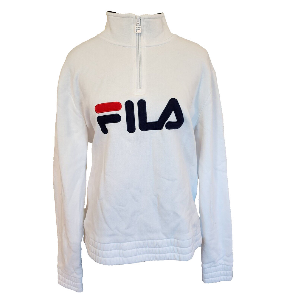 FILA white sweater- size L