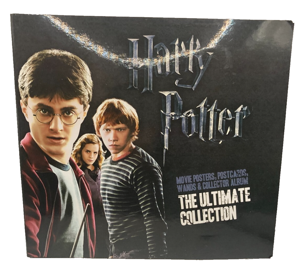 Harry Potter Ultimate Collection with 13 Posters 3 Wands 156 Postcards