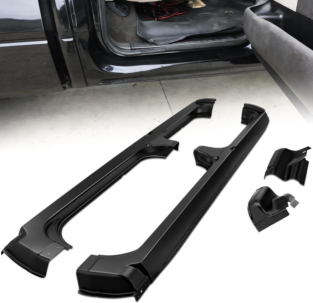 Rocker Panel SET for Ford F-150 2009-2014 Driver and Passenger Side Crew Cab 4Dr