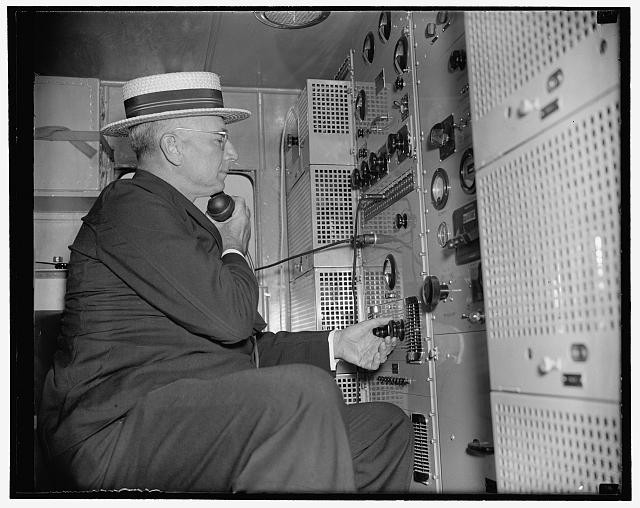 Photo:Washington DC J.O. Mauborgne 1938 Army Signal Corps PA System Test