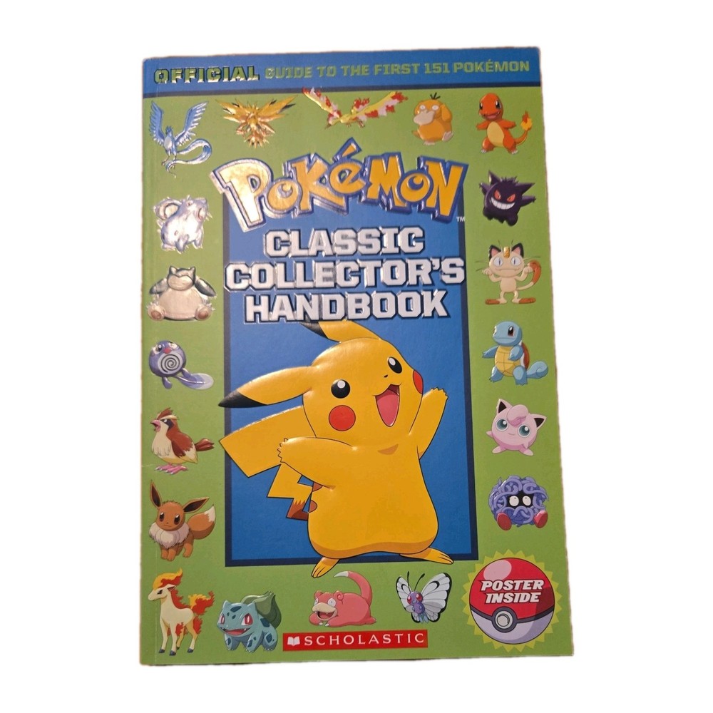 Pokémon Classic Collector's Handbook Poster Included First Edition 2017