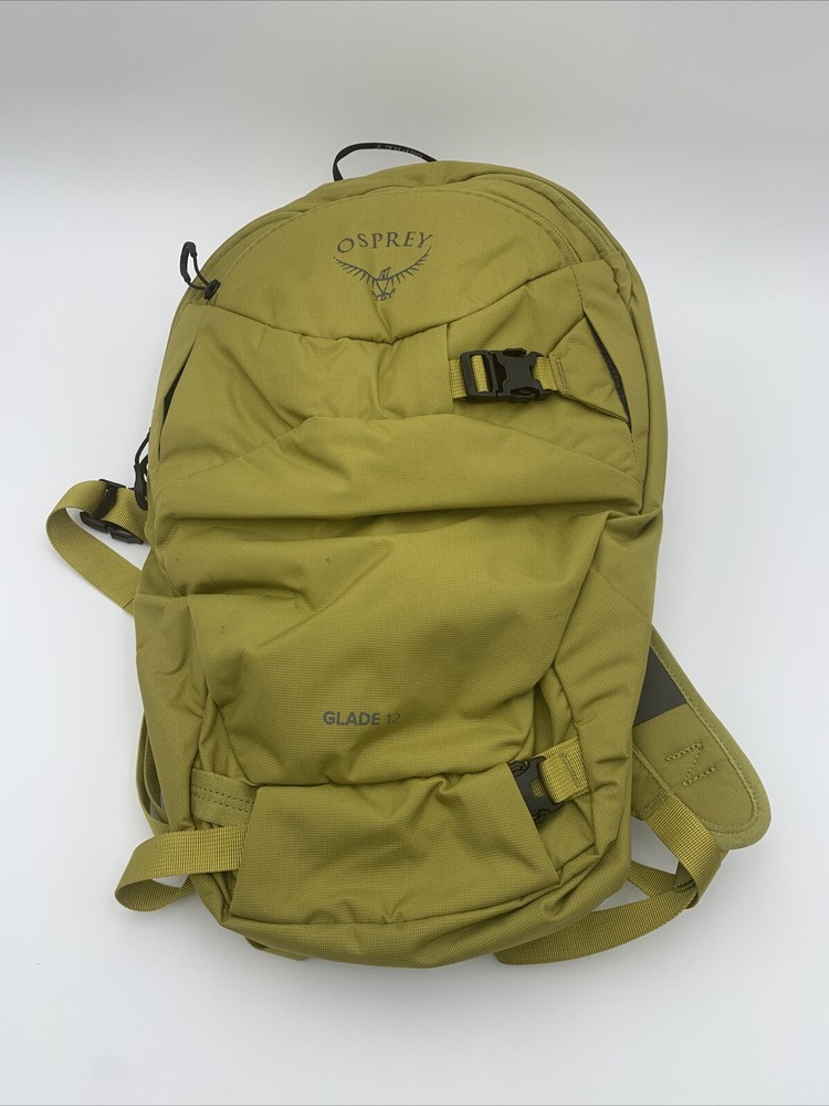Osprey GLADE 12 Ski Snowboard Backpack 12L Water Reservoir Babylonica Yellow EUC