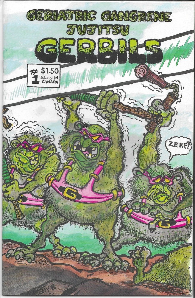 Geriatric Gangrene Jujitsu Gerbils #1 (Nm) High Grade Copper Age Humor