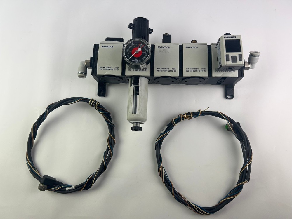 Aventics Pressure Regulating Valves R412006256 R412006175 R412006380 + Cables