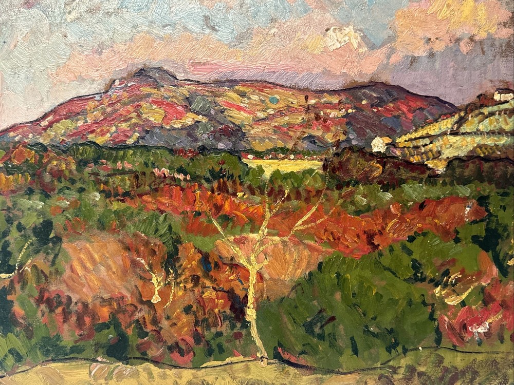 Antique Impressionist Painting Landscape Paul Dougherty Famous Masterful Finest