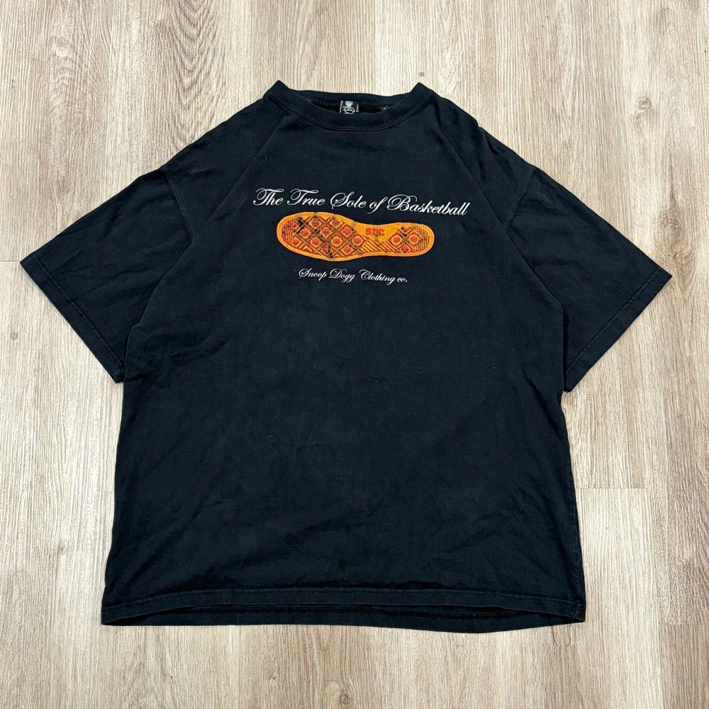 RARE Vintage 00s Y2K Snoop Dogg Clothing Co Sole of Basketball T-Shirt Sz XL