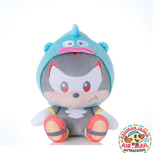 Sega Fave Sonic Sanrio Shadow x Hangyodon H20cm Plush M fm Japan w/Tracking