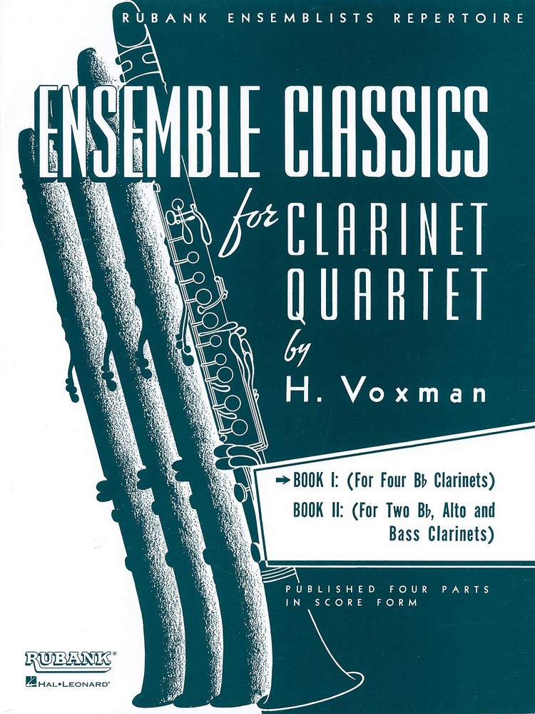 Ensemble Classics for Clarinet Quartet Book 1 Bb Score Sheet Music Voxman Rubank