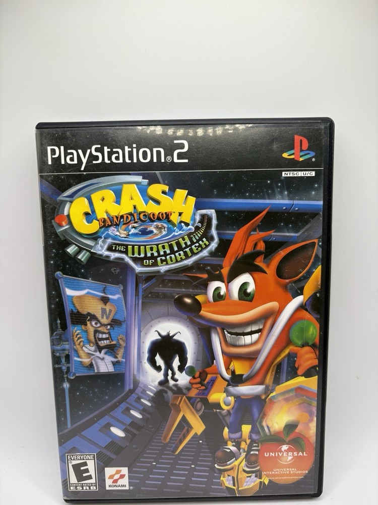 Crash Bandicoot the Wrath of Cortex Sony PlayStation 2 Complete