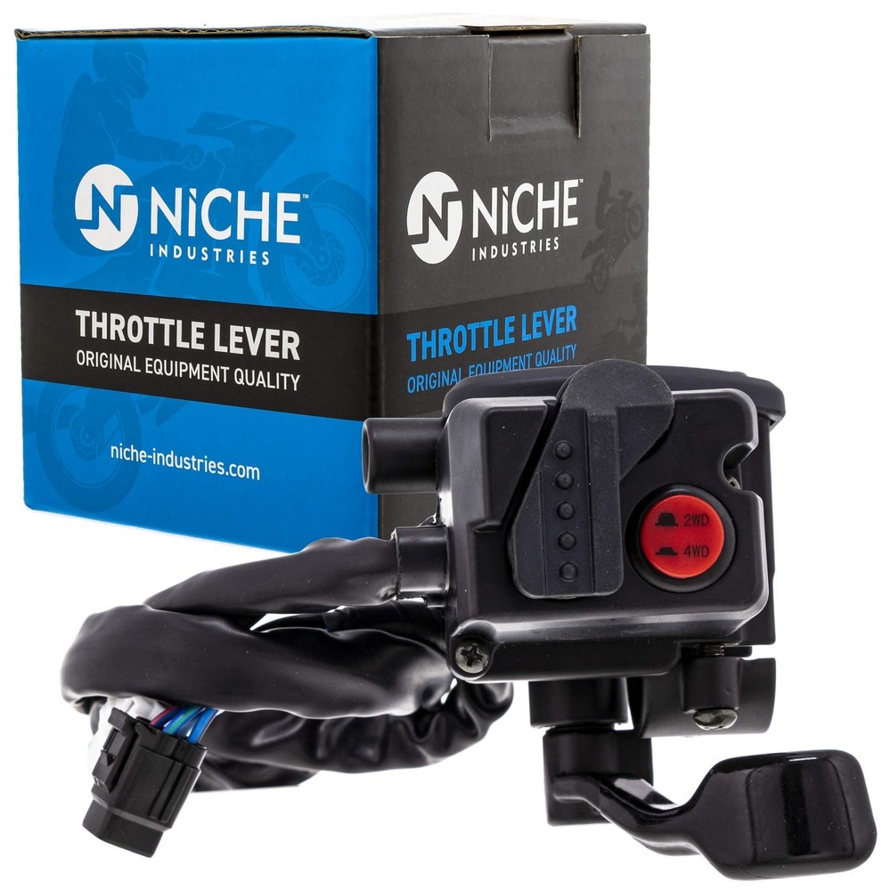NICHE Thumb Throttle Control Lever Assembly for Yamaha Kodiak 450 Grizzly 660...