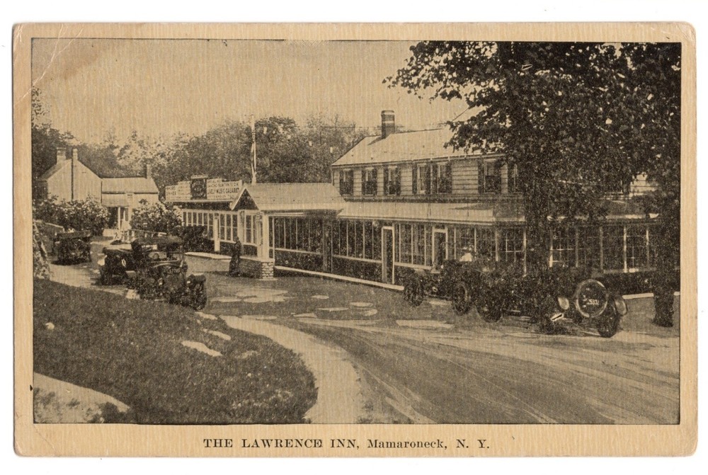 The Lawrence Inn & Old Cars in Mamaroneck NY 1916