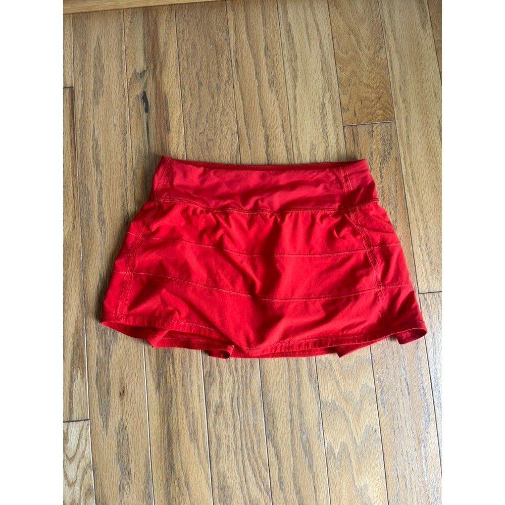 Lululemon Pace Rival Skirt Orange/Red