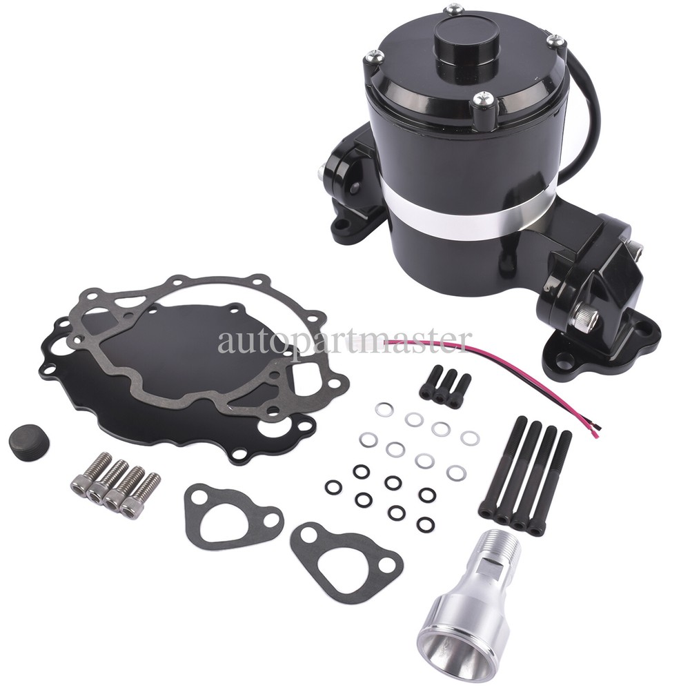 For Small Block Ford 289 302 351W Black High Volume Flow Electric Water Pump Kit
