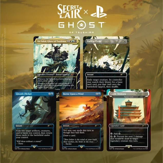 Magic The Gathering Secret Lair x Ghost of Tsushima NON-FOIL Sealed