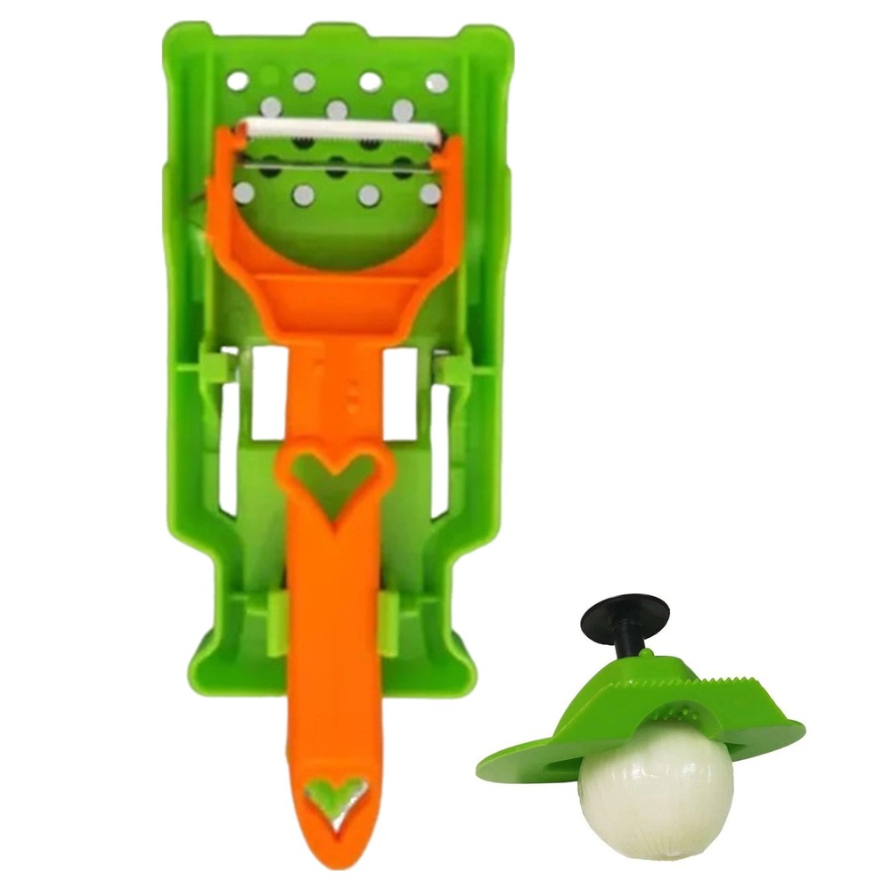 1x Peeler Multifunctional One Blade Peeler Potato Spiral Multi Vegetable Peeler