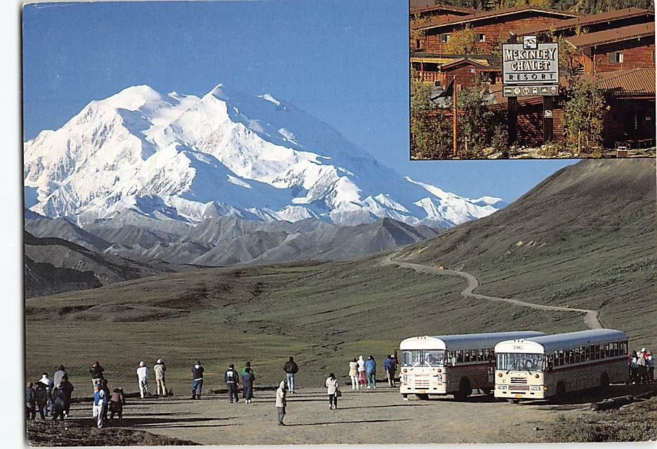 Postcard McKinley Chalet Resort Denali National Park & Preserve Alaska USA