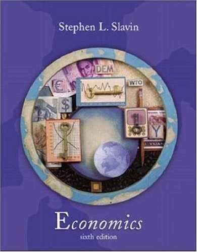 Economics - Paperback, by Slavin Stephen L - Acceptable
