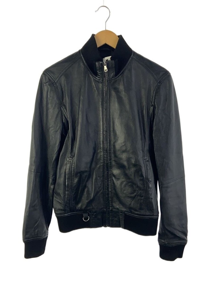 Zara Man Leather Jacket Blouson/M/Sheep Leather/Blk/0706/405/800// 3501