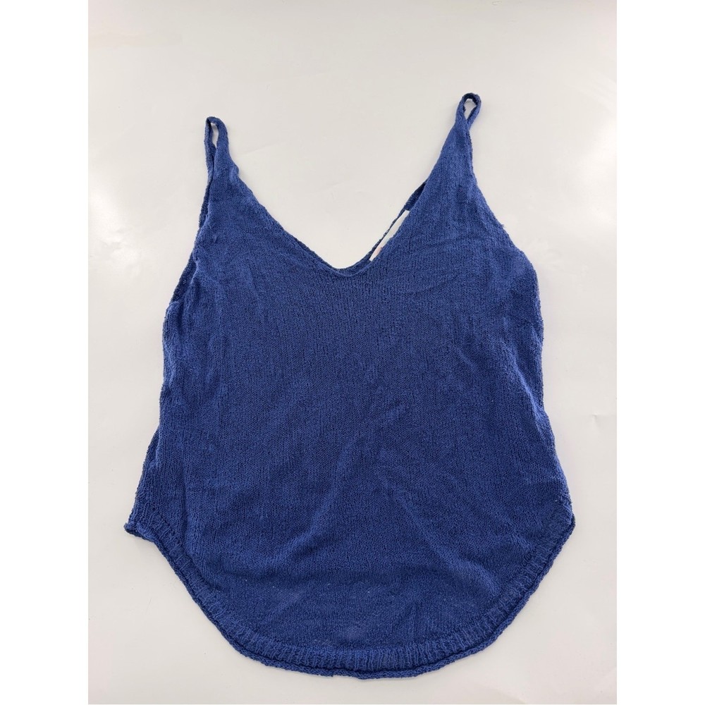 Free People Beach Sweater Tank Women’s Small Top Blue