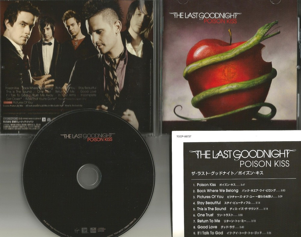 THE LAST GOODNIGHT Poison Kiss 2 BONUS UNRELEASE TRX & VIDEO JAPAN CD USA Seller