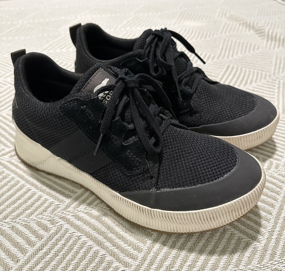 Sorel Womens Out N About “Low Sneakers Waterproof Black Size 9