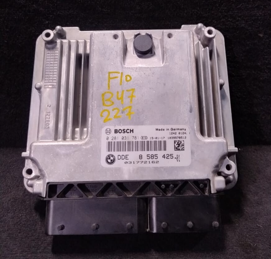 BMW F10 F11 LCI 520d B47 190HP ENGINE CONTROL UNIT MODULE ECU ONLY DDE - 8585425
